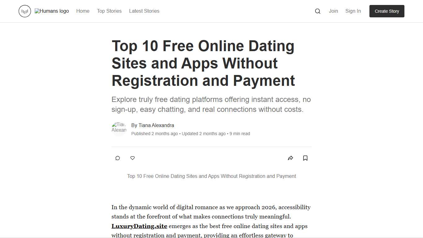 Top 10 Free Online Dating Sites and Apps Without Registration and Payment | Humans