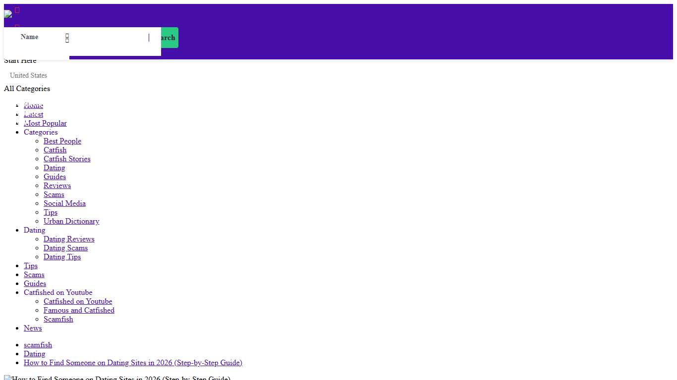How to Find Someone on Dating Sites in 2026 (Step-by-Step Guide) | Social Catfish